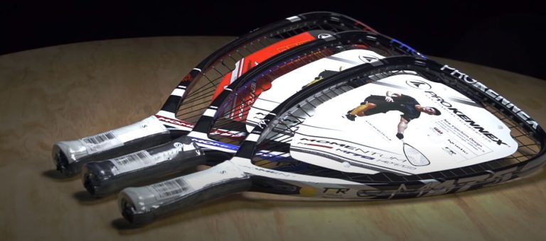 3 racquetball racquets