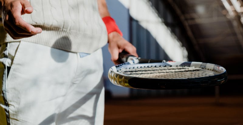 a player with Racquetball Racquet